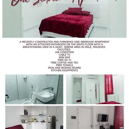 Resting View Maroon - One Bedroom Apartment-2